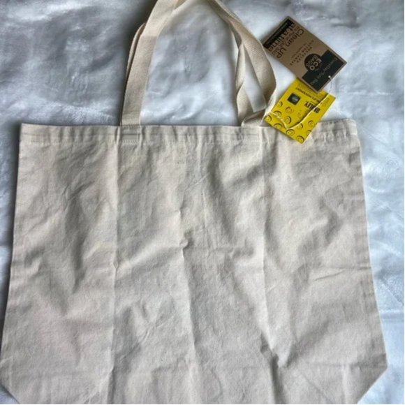 NWT Smiley Happy Mind Happy Life Ecobag tote - Picture 6 of 6